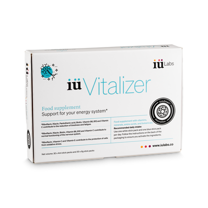 One month pack of iüVitalizer from iüLabs, energy boost supplement, with ginger root, iuLabs, iuVitalizer, 30 daily doses
